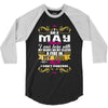 i am a may women 3/4 Sleeve Shirt