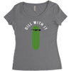 dill with it Women's Triblend Scoop T-shirt