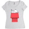 totoro peanut Women's Triblend Scoop T-shirt