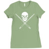 pool ball player Ladies Fitted T-Shirt