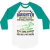 mess with my daughter and from a place 3/4 Sleeve Shirt
