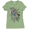 ninja aliens Ladies Fitted T-Shirt