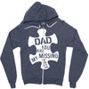 dad   you are my missing piece Zipper Hoodie