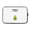 Powered By Avocado Laptop sleeve