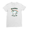 happy to see you Ladies Fitted T-Shirt