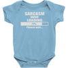 sarcasm now loading Baby Onesie