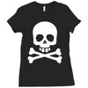 skull Ladies Fitted T-Shirt