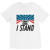 I Don't Kneel V-Neck Tee