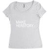 make herstory Women's Triblend Scoop T-shirt