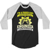 proud engineer dad 3/4 Sleeve Shirt