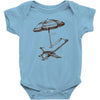 beach umbrella Baby Bodysuit