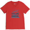 This Girl Loves Camping With Her Friends V-Neck Tee