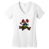 halloween clown Women's V-Neck T-Shirt