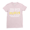 You Guys Want To Get Rufus Back or What Sametimeless Ladies Fitted T-Shirt