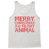 merry christmas ya filthy animal Tank Top