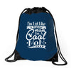 not like a regular mom i'm a cool mom Drawstring Bags