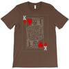 king of hearts playing card T-Shirt