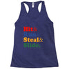 Hit Run Steal  Slide Racerback Tank