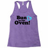 Bun in the Oven with Heart Baby Boy Racerback Tank