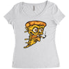 pizza smoking Women's Triblend Scoop T-shirt
