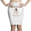 vitruvian robot Pencil Skirts