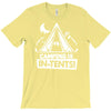 white ink camping is in tents funny T-Shirt