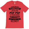 Super Cool Pop Pop Of A Freaking Awesome Granddaughter T-Shirt