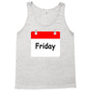 title of day of the week friday day of the week Tank Top
