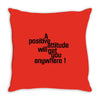 POSITIVE Throw Pillow