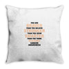Braver Stronger Smarter Uterine Cancer Awareness Throw Pillow