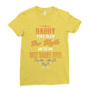 daddy the man the myth best daddy ever Ladies Fitted T-Shirt