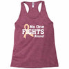 No 0ne Fights Alone Racerback Tank