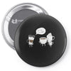 coffee that's always late Pin-back button