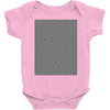 optical illusion skull, ideal gift or birthday present. Baby Bodysuit