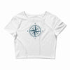 compass sun Crop Top