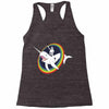 narwhal rainbow stormtrooper Racerback Tank