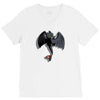 toothless on your back V-Neck Tee