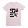 Science It's Like Magic But Real Ladies Fitted T-Shirt