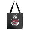 bad cat   gatos locos Tote Bags