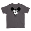 skull mickey cartoon Youth Tee