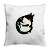 more hugs less fights Throw Pillow