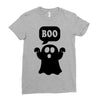 Ghost Boo Ladies Fitted T-Shirt