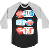 Women's March Stand Unite Fight 3/4 Sleeve Shirt
