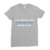 i do what the voices in my wifes head Ladies Fitted T-Shirt