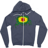 crawling eye monster Zipper Hoodie