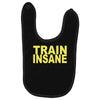 insane gym training bodybuilding workout keepfit weightlifting Baby Bibs