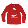 mickey hands rolling weed marijuana Long Sleeve Shirts