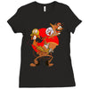 where is mario Ladies Fitted T-Shirt