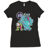 monsters fink Ladies Fitted T-Shirt