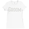 groom (2) Ladies Fitted T-Shirt